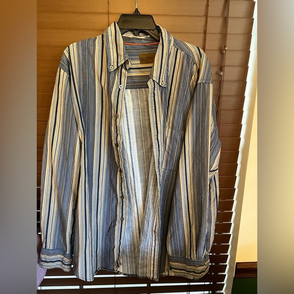 St. John's Bay Other - Blue and White Striped Button-Up Shirt